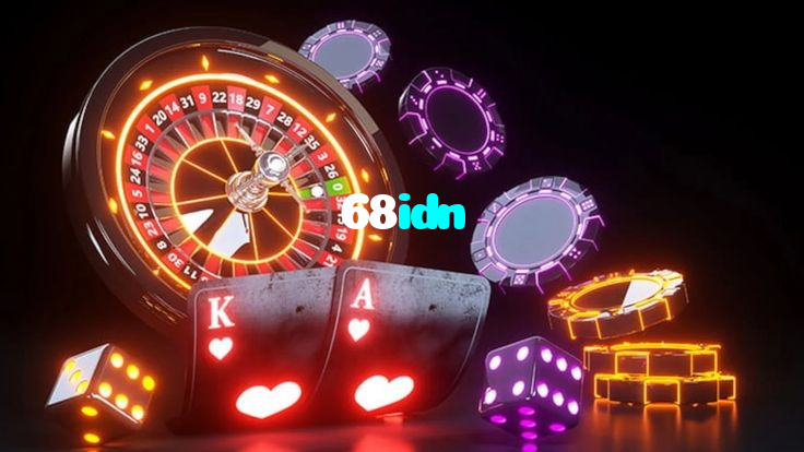 68idn casino presented on mobile device in Pakistan with slots and live games